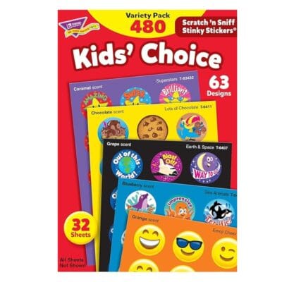 Kids Choice - Stinky Stickers (480 stickers, 48 designs)