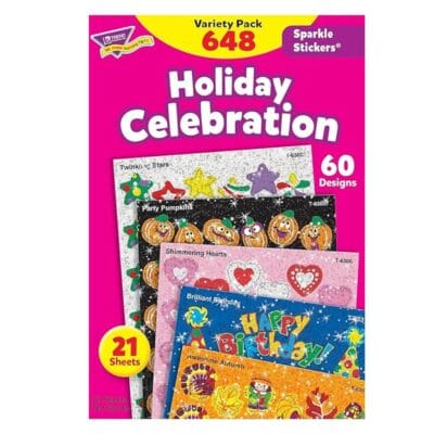 Holiday Celebration - Sparkle Stickers (648 stickers)