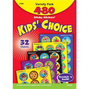 Kids Choice - Stinky Stickers (480 stickers, 48 designs)-0