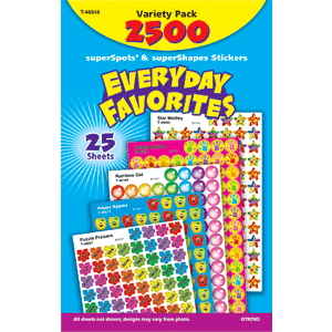 Everyday Favorites - Mini Stickers For Dot Books (2,500)-0