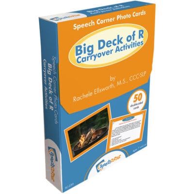 Big Deck Of R Carryover Activities - Speech Corner Photo Cards