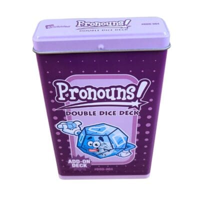 Pronouns Double Add-On Dice Deck