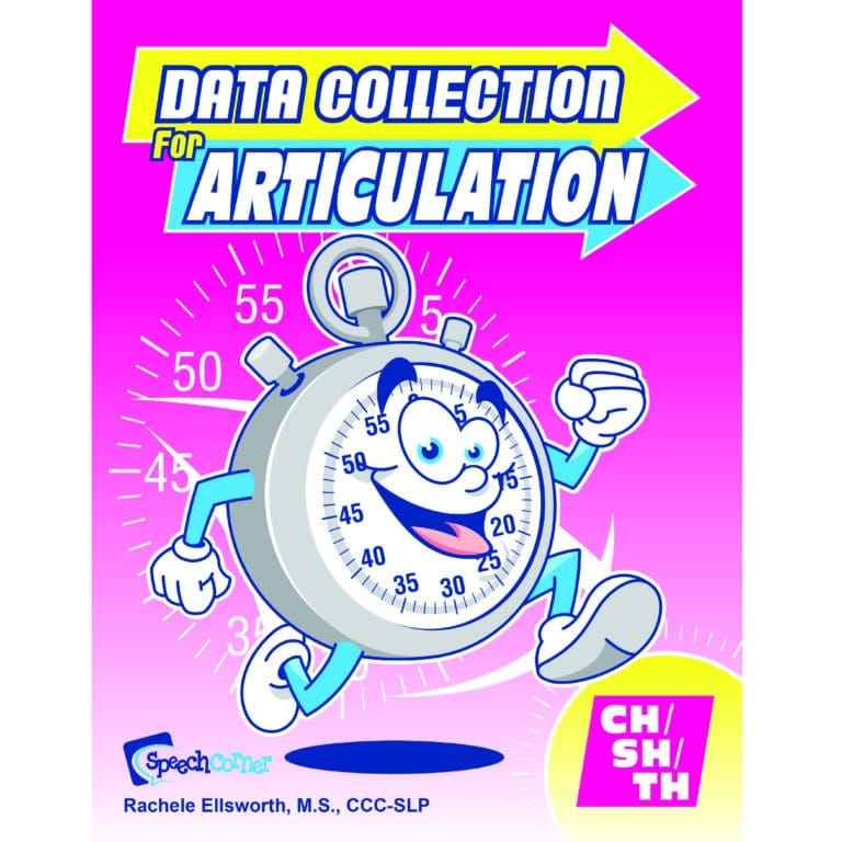 Data Collection For Articulation - CH/SH/TH Workbook - Speech Corner