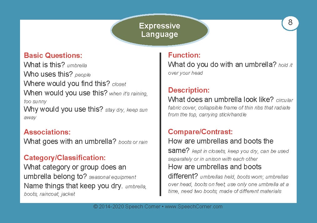 Speech Corner Photo Cards Original Bundle (SC-200, 205, 210, 215, 220) - Image 7