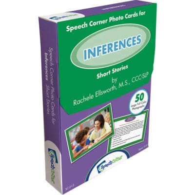Inferences for Short Stories - Speech Corner Photo Cards