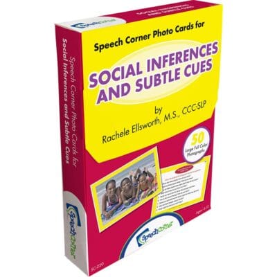 Social Inferences & Subtle Cues - Speech Corner Photo Cards