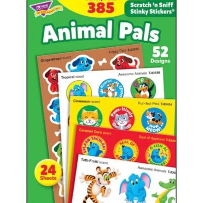 Animal Pals Scratch 'n Sniff Stinky Stickers® Variety Pack (385 stickers)