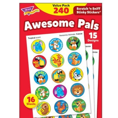 Awesome Pals Scratch 'n Sniff Stinky Stickers® Variety Pack (240 stickers)