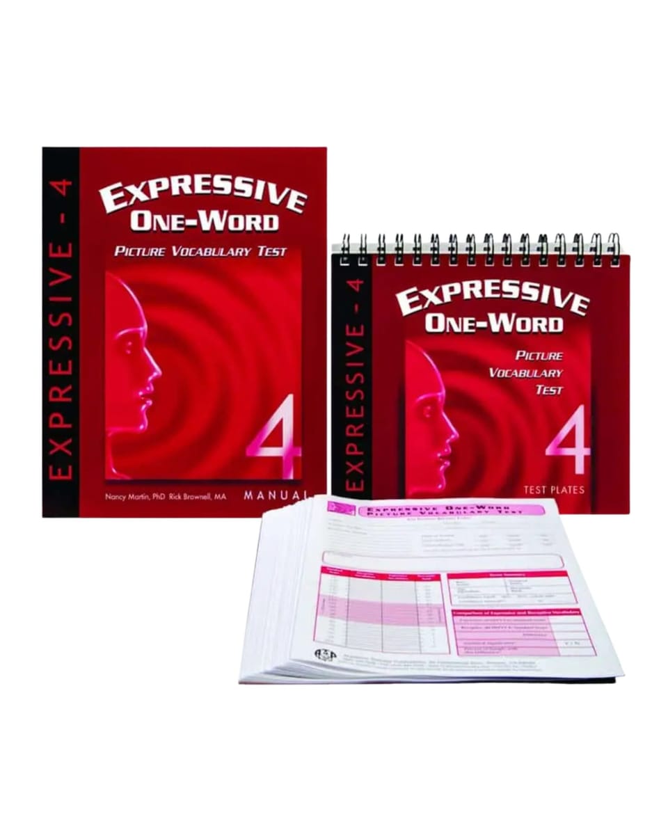 EOWPVT-4 Expressive One-Word Picture Vocabulary Test- Complete Kit