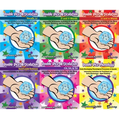 Double Dice Articulation Workbook Combo (WB-2100, 2101, 2102, 2103, 2104, 2105)