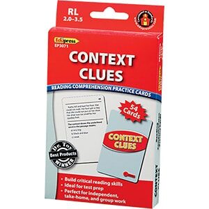 Comprehension Practice Cards: Context Clues (Reading Level 2.0-3.5)-0