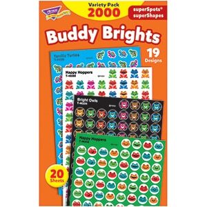 Buddy Brights - Mini Stickers For Dot Books or Incentive Charts (2,000)-0