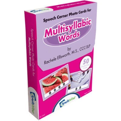 Multisyllabic Words - Speech Corner Photo Cards