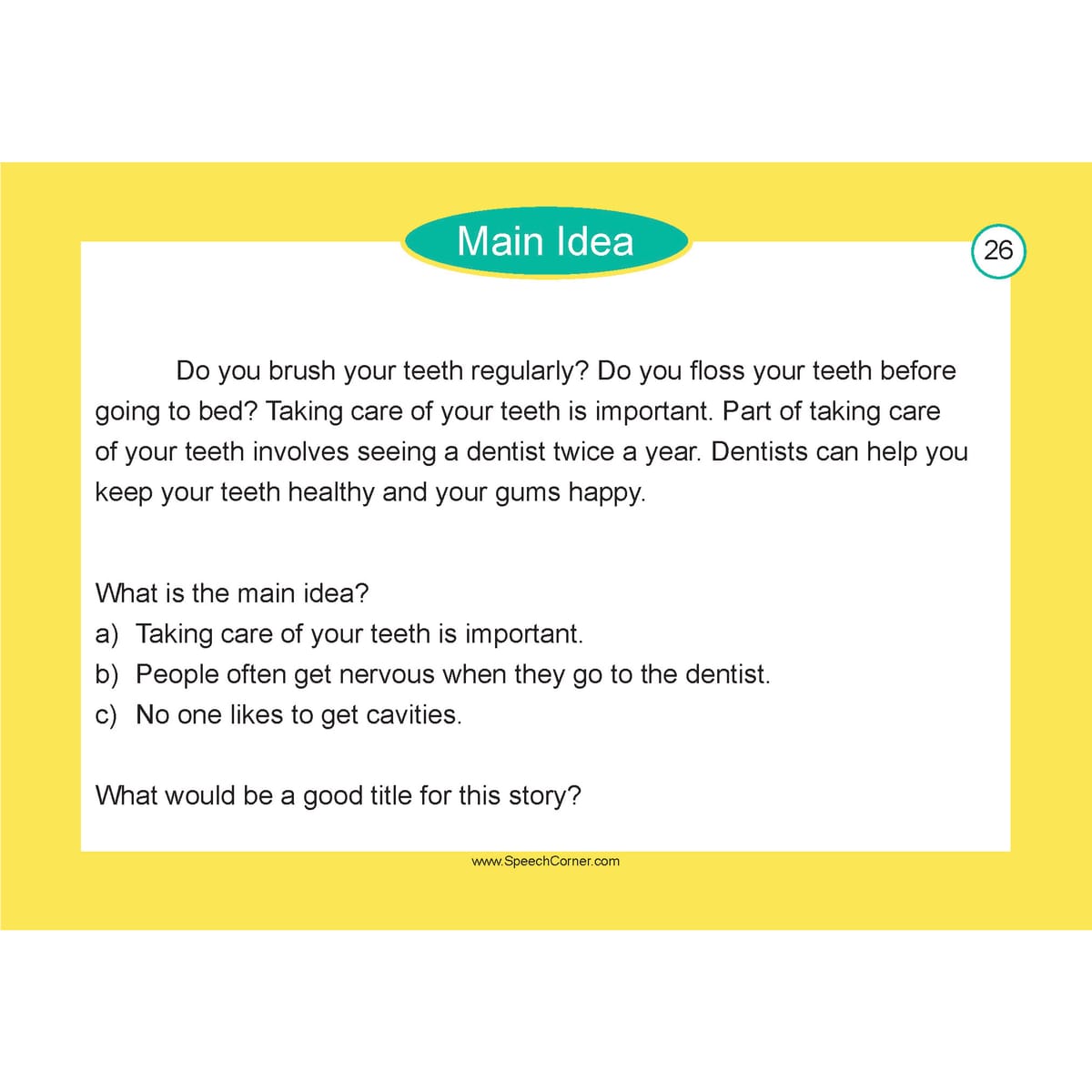 Speech Corner Photo Cards Bundle - Language Comprehension (SC-200, 275, 288) - Image 6