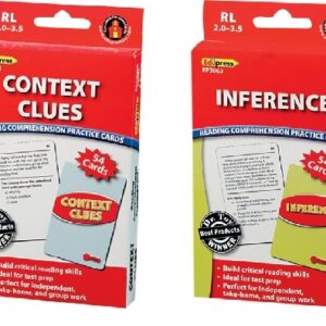 Comprehension Practice Cards: Complete 4 Box Set (TC-150, 155, 160, 165)-0