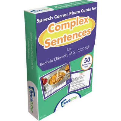 Complex Sentences - Speech Corner Photo Cards