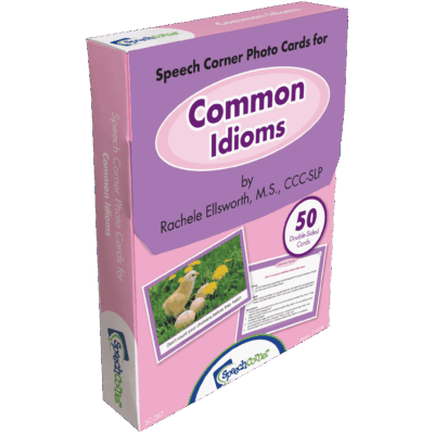 Common Idioms - Speech Corner Photo Cards