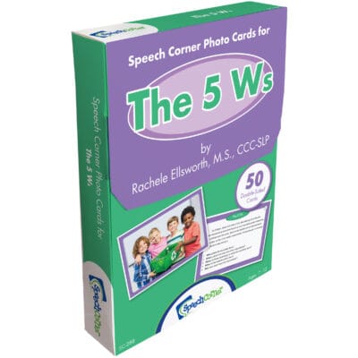 5Ws - Speech Corner Photo Cards