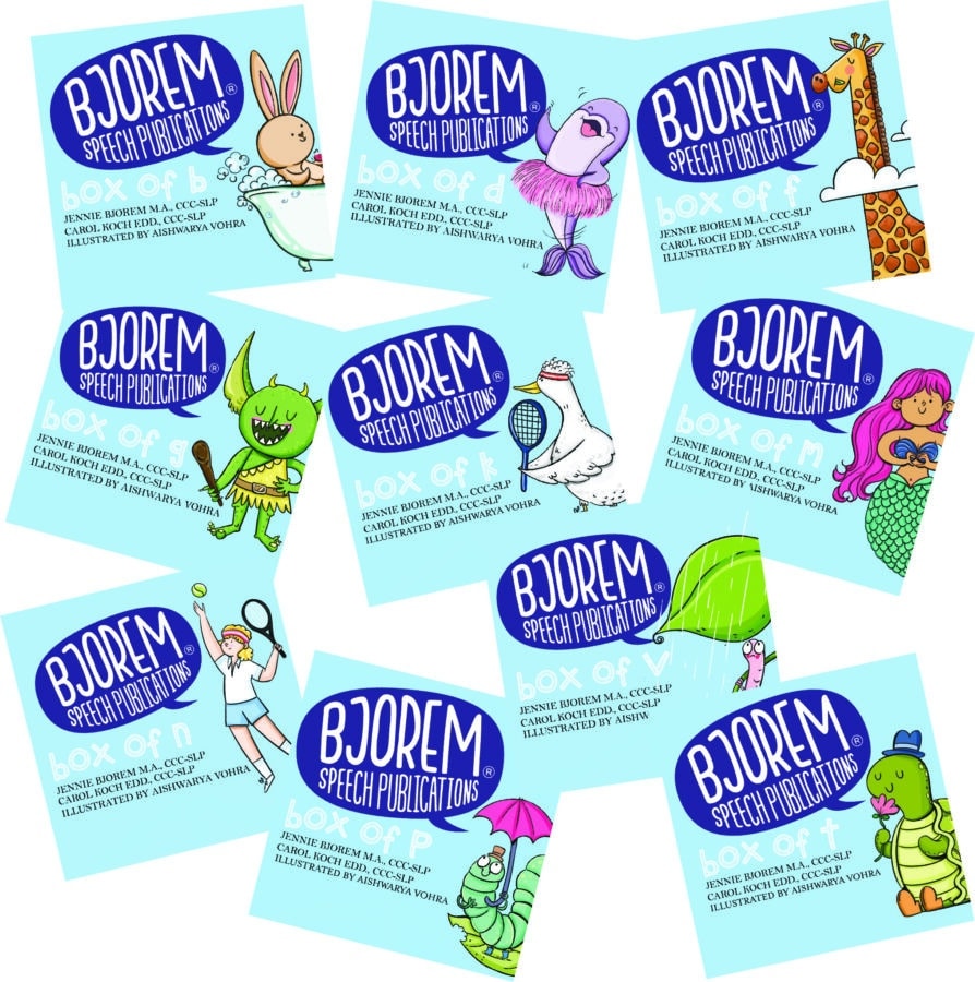 Bjorem Speech Box of 10 Sounds Combo (ZF-171, 172, 173, 174, 175, 176 ...