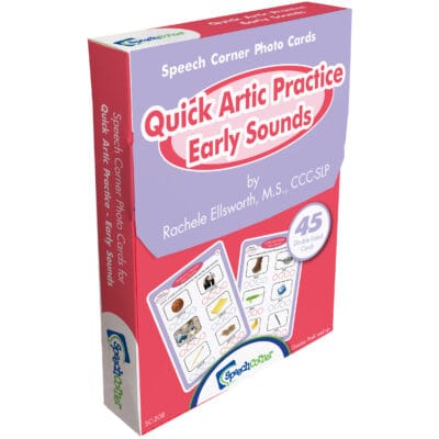 Quick Artic Practice Early Sounds - Speech Corner Photo Cards