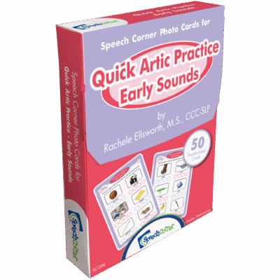 Quick Artic Practice Early Sounds - Speech Corner Photo Cards