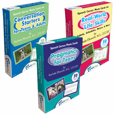 Speech Corner Photo Card Bundle - Adolescents (SC-285, 291, 296)