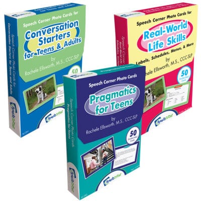 Speech Corner Photo Card Bundle - Adolescents (SC-285, 291, 296)