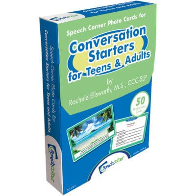 Conversation Starters for Teens and Adults - Speech Corner Photo Cards
