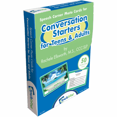 Conversation Starters for Teens and Adults - Speech Corner Photo Cards