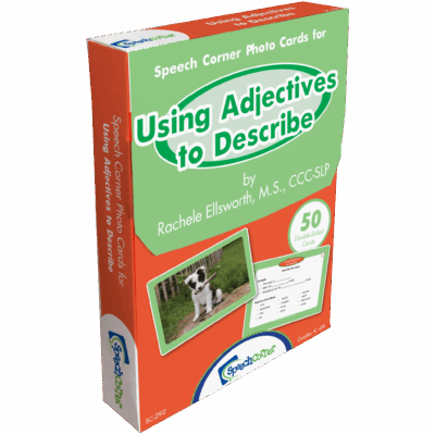 Using Adjectives to Describe - Speech Corner Photo Cards