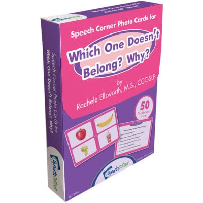 Which One Doesn't Belong? Why? - Speech Corner Photo Cards