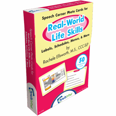 Real-World Life Skills - Speech Corner Photo Cards