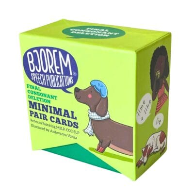 Bjorem Minimal Pairs: Final Consonant Deletion