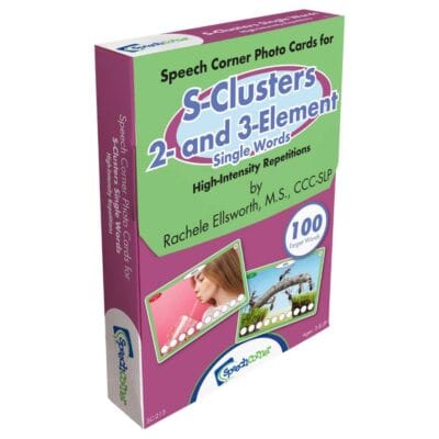 Speech Corner Photo Cards for S-Clusters 2- and 3-Element— Single Words (High-Intensity Repetitions)