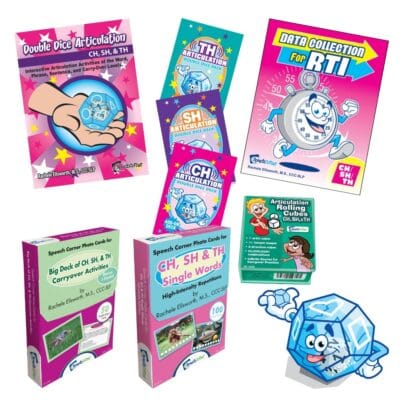 CH, SH & TH Speech Corner Intervention Bundle (WB-2104, WB-1025, DDD-025, DDD-027, DDD-026, SC-405, SC-240, SC-211, & DD-105)