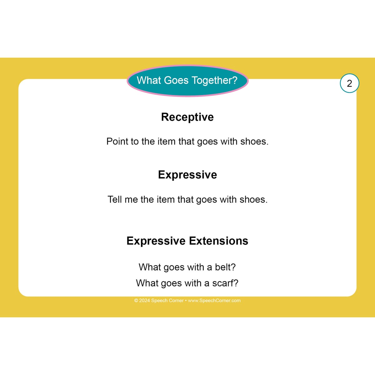 Speech Corner Photo Card Bundle— Categories (SC-201, SC-203, SC-294) - Image 4