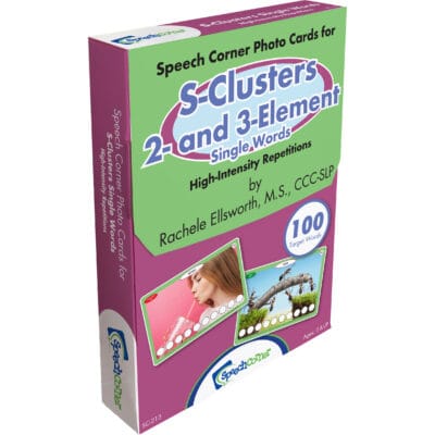 Speech Corner Photo Cards for S-Clusters 2- and 3-Element— Single Words (High-Intensity Repetitions)