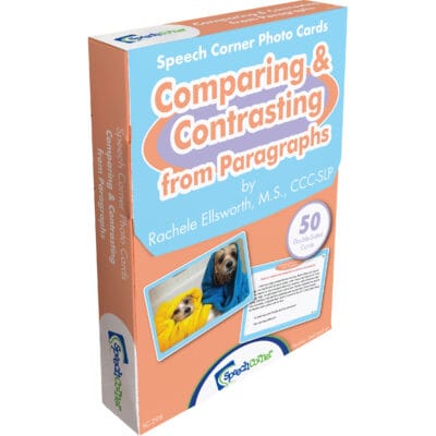 Speech Corner Photo Cards: Comparing & Contrasting from Paragraphs