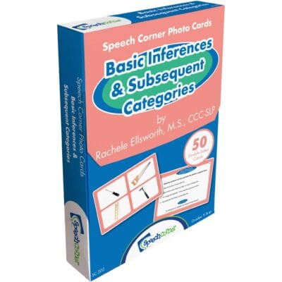 Speech Corner Photo Cards for Basic Inferences & Subsequent Categories