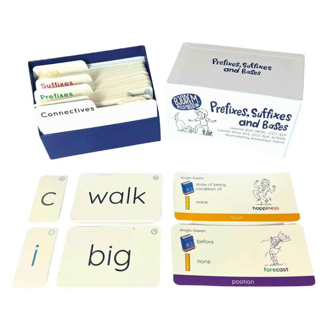 Bjorem Prefixes, Suffixes and Bases