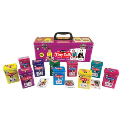 Tiny Talk Articulation Cards Bundle #2 (Sounds: K, G, F, V, P, B, T, D, M, and J) *This item has been discontinued*