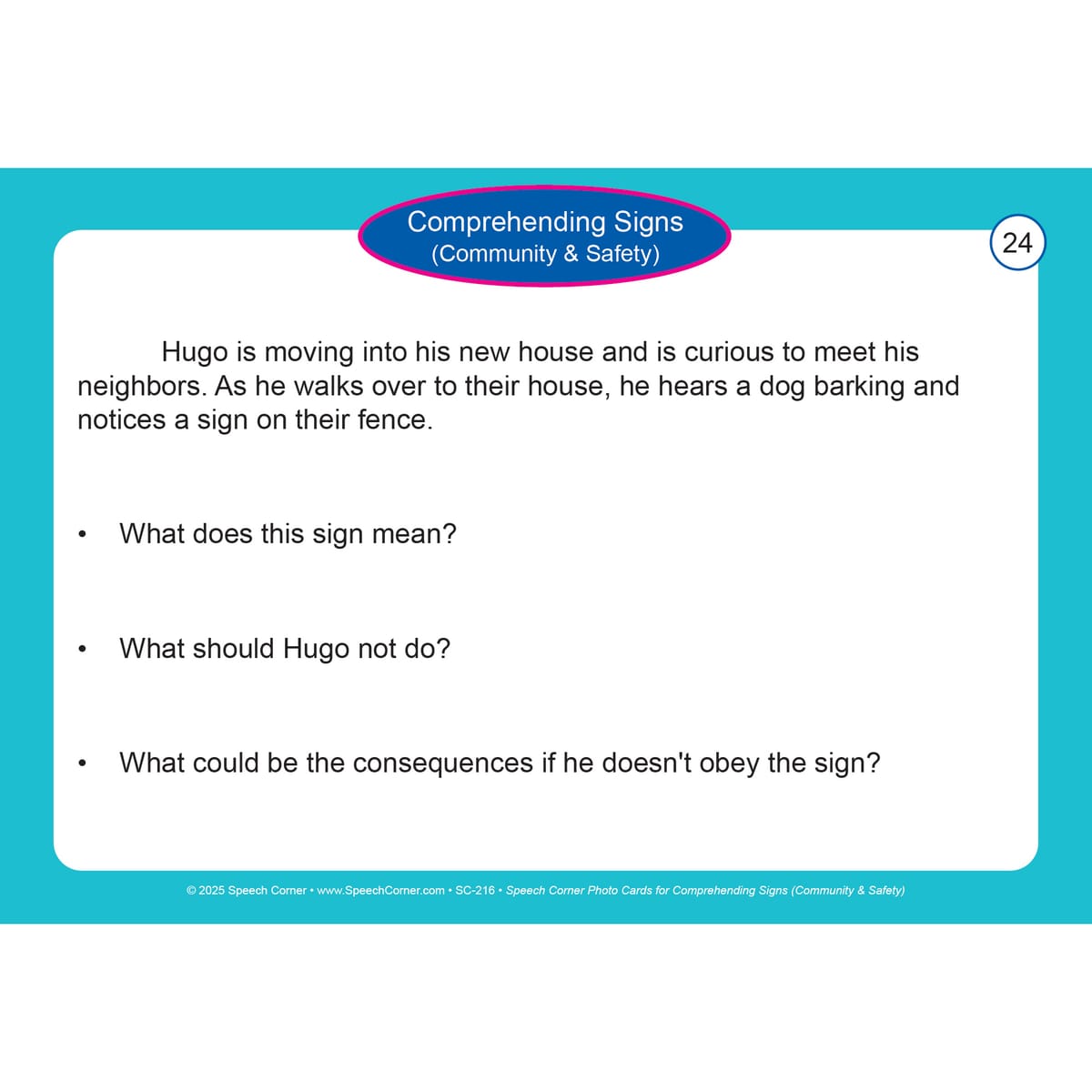 Speech Corner Photo Card Bundle - Adults & Teens (SC-216, 217, 219) - Image 2