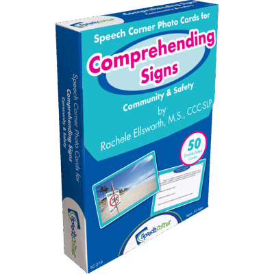 Speech Corner Photo Cards for Comprehending Signs (Community & Safety)