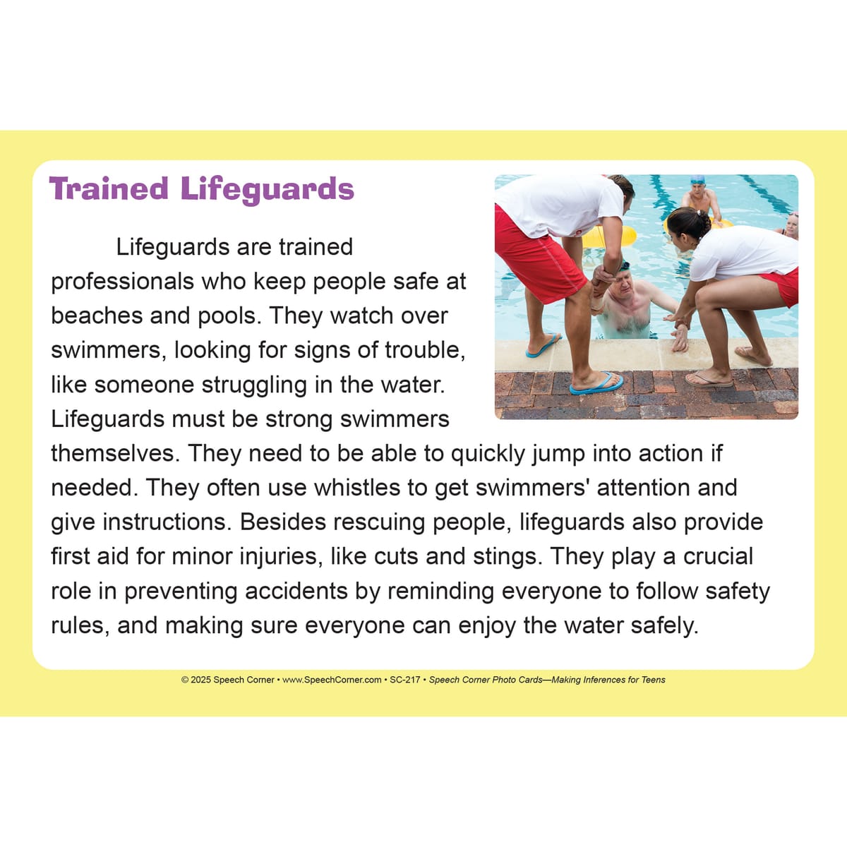 Speech Corner Photo Card Bundle - Adults & Teens (SC-216, 217, 219) - Image 9