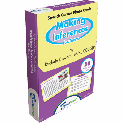 Speech Corner Photo Cards - Making Inferences for Teens