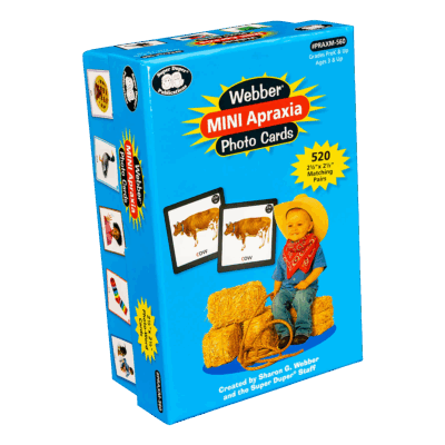 Webber Mini Apraxia Photo Cards *This item has been discontinued*