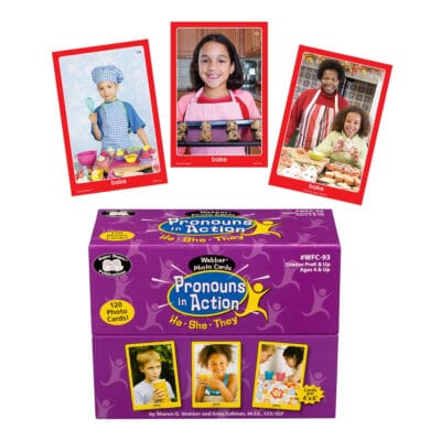 Webber Photo Cards Pronouns in Action *This item has been discontinued*