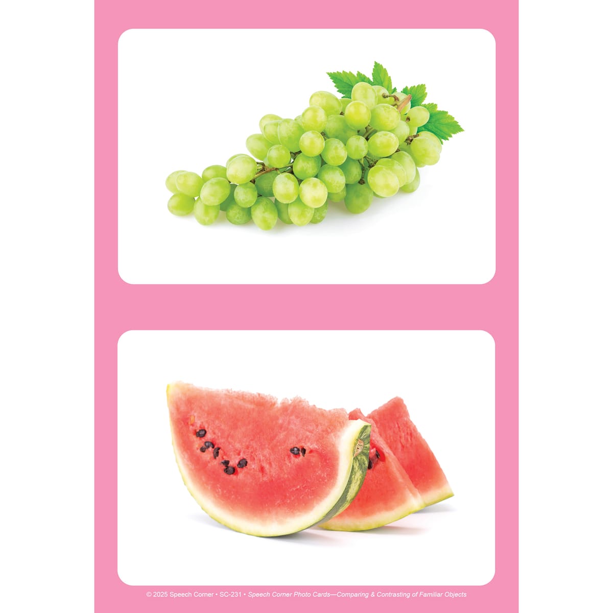 Speech Corner Photo Cards - Comparing & Contrasting of Familiar Objects - Image 7