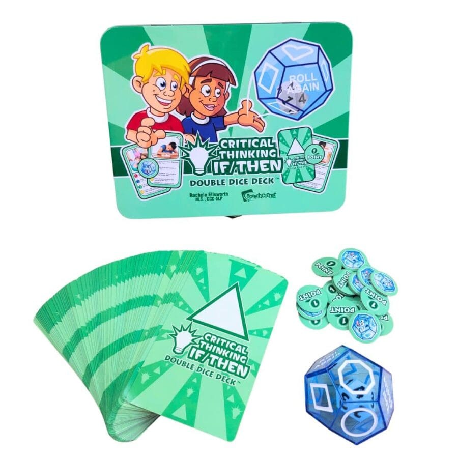Critical Thinking If/Then Double Dice Deck - Speech Corner