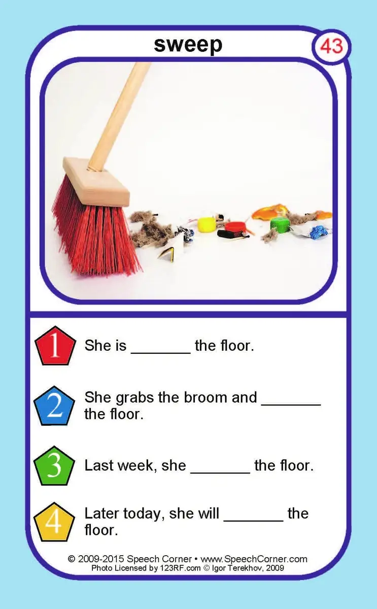 Irregular Verbs Double Dice Add-On Deck - Image 8